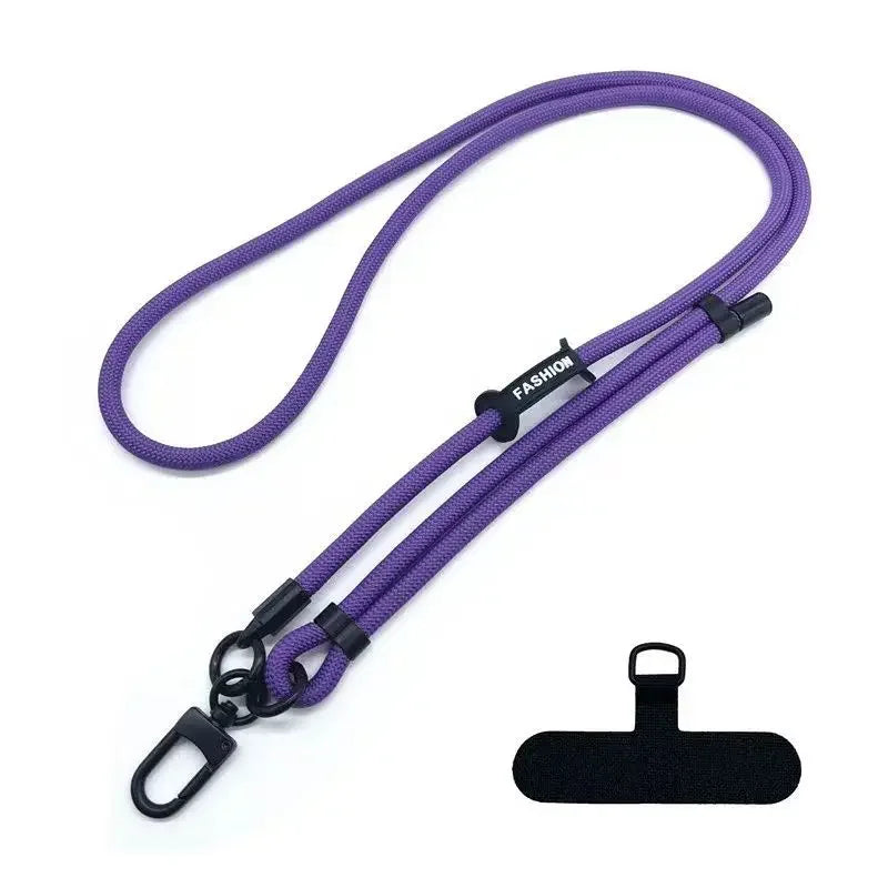 Colorful Braided Phone & Bag Strap — Adjustable Crossbody Neck Strap for Pendant & Charms