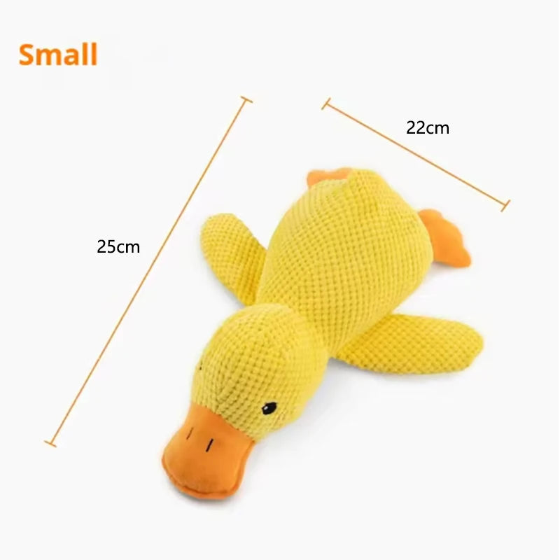Duck Family Plush Squeaky Toy for Dogs & Cats