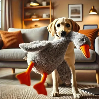 Giant Duck Plush Toy for Dogs & Cats — 50cm Anxiety Relief Companion