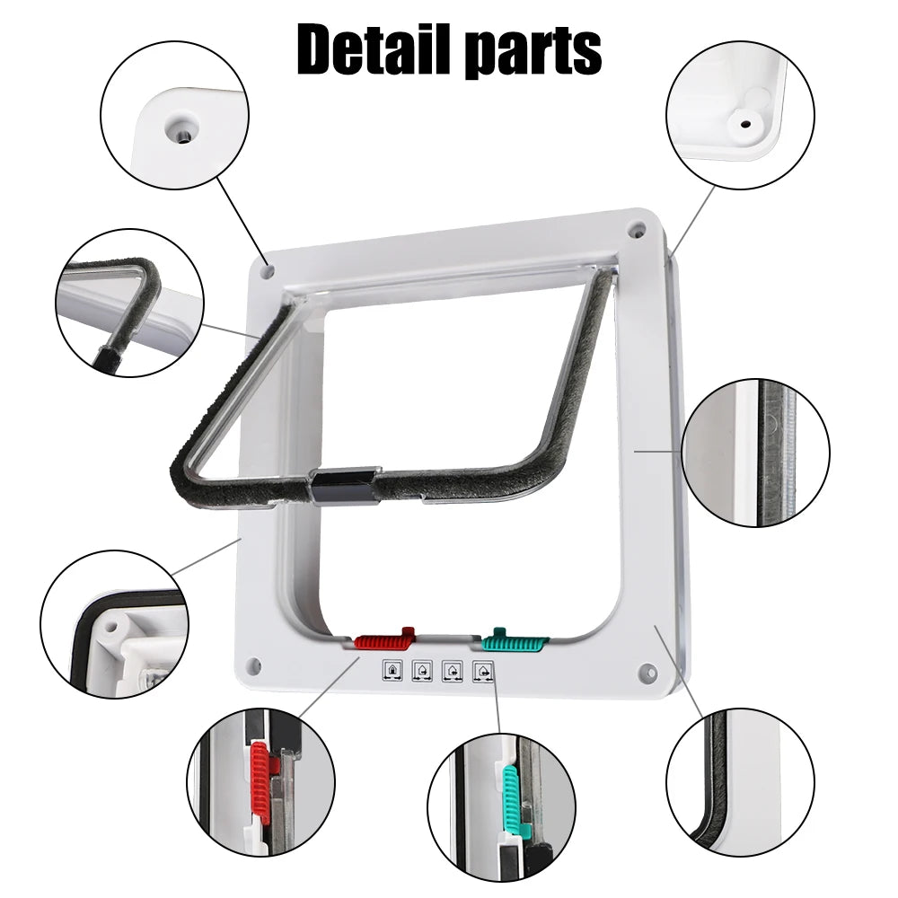 4-Way Locking Pet Door