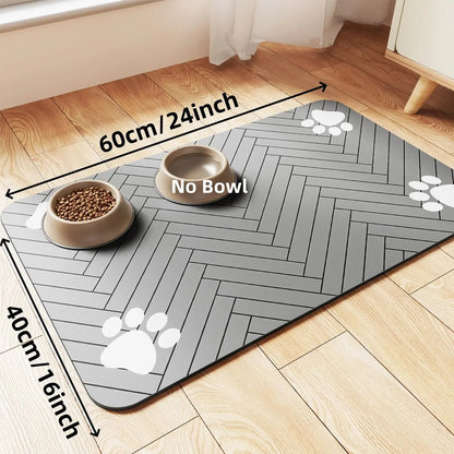 Waterproof & Non-Slip Feeding Mat for Dogs & Cats