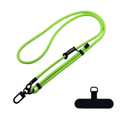 Colorful Braided Phone & Bag Strap — Adjustable Crossbody Neck Strap for Pendant & Charms