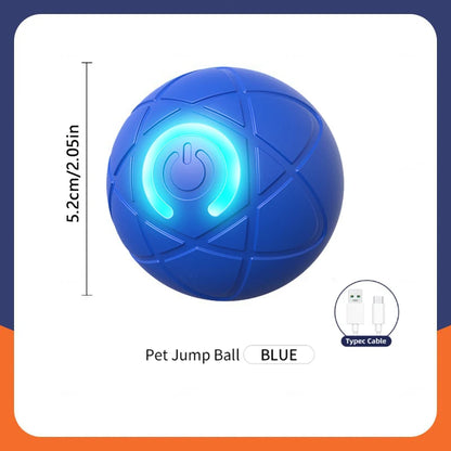 Interactive Automatic Pet Ball — USB Rechargeable Moving Toy for Cats & Dogs