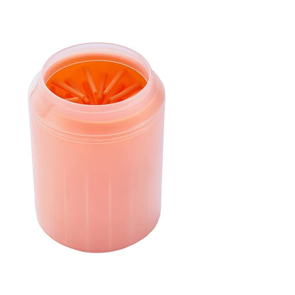 Portable Dog Paw Cleaner Cup with Soft Silicone Brush — Quick Foot Wash