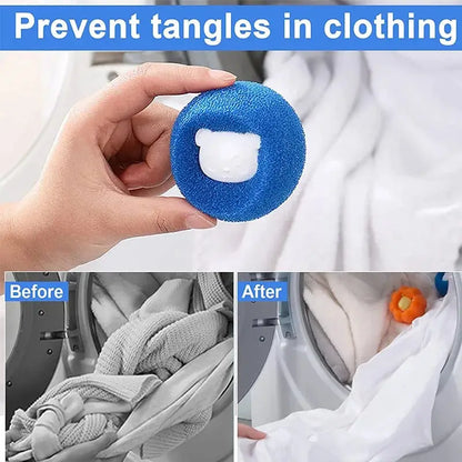 Reusable Pet Hair Remover Laundry Ball — Wool Washing Machine Filter for Pet Fur