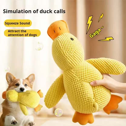 Duck Family Plush Squeaky Toy for Dogs & Cats