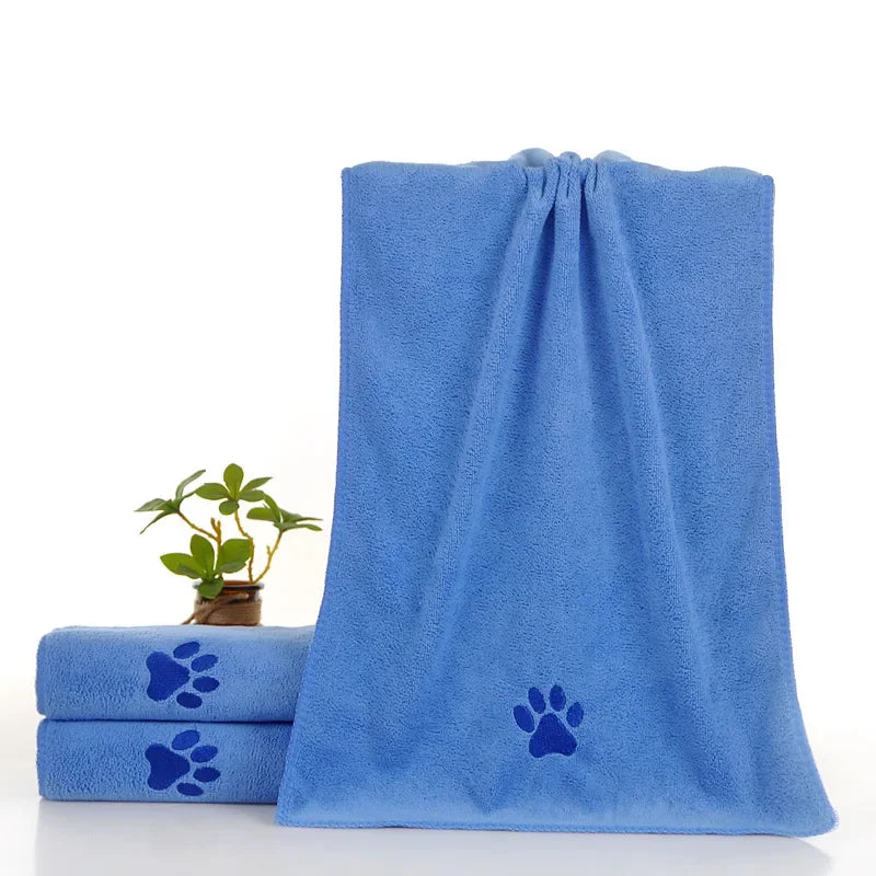 Quick-Dry Pet Bath Towel — Soft & Ultra Absorbent Microfiber
