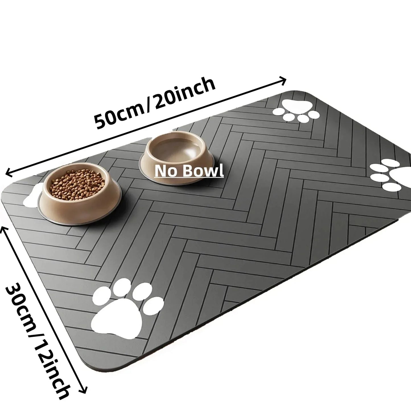 Waterproof & Non-Slip Feeding Mat for Dogs & Cats