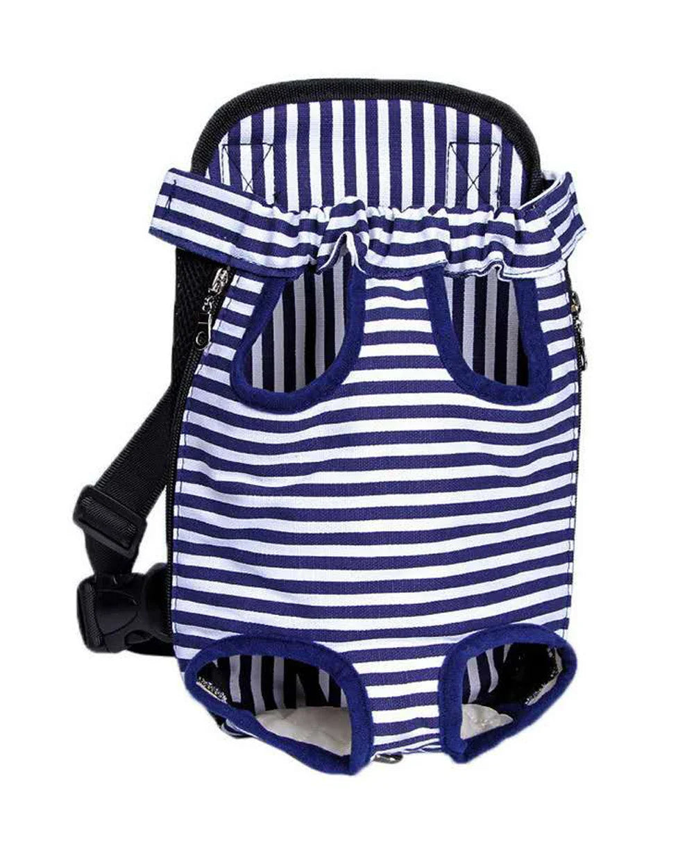 Pet Backpack Carrier — Adjustable Double Shoulder Bag for Cats & Dogs