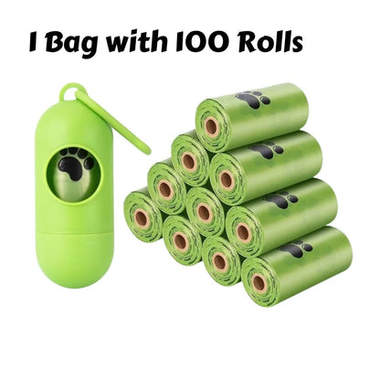 Biodegradable Dog Poop Bags — Thickened Waste Bags for Eco-Friendly Cleanup