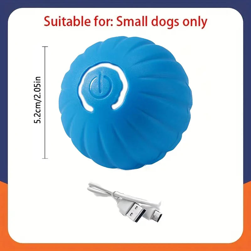 Interactive Automatic Pet Ball — USB Rechargeable Moving Toy for Cats & Dogs