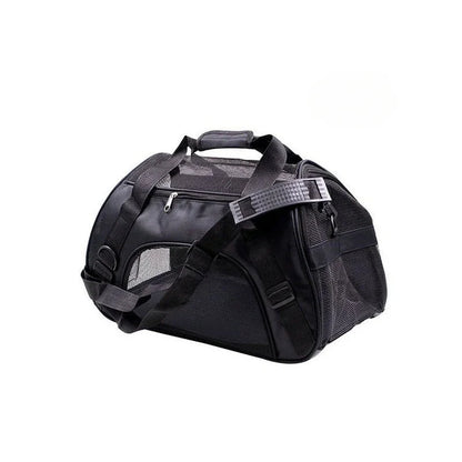 Portable Soft-Sided Pet Carrier Bag — Breathable Mesh for Cats & Dogs