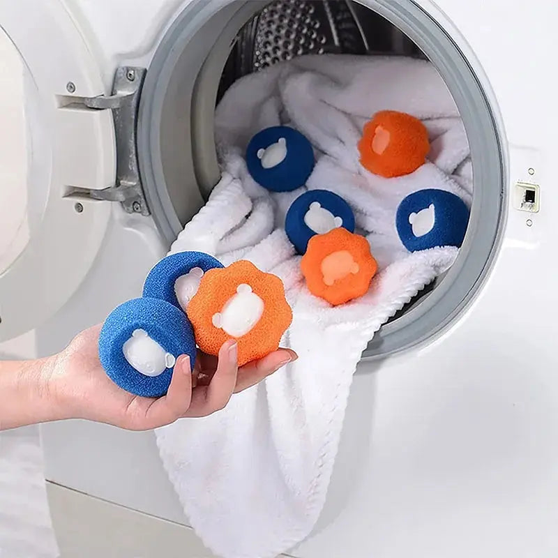 Reusable Pet Hair Remover Laundry Ball — Wool Washing Machine Filter for Pet Fur
