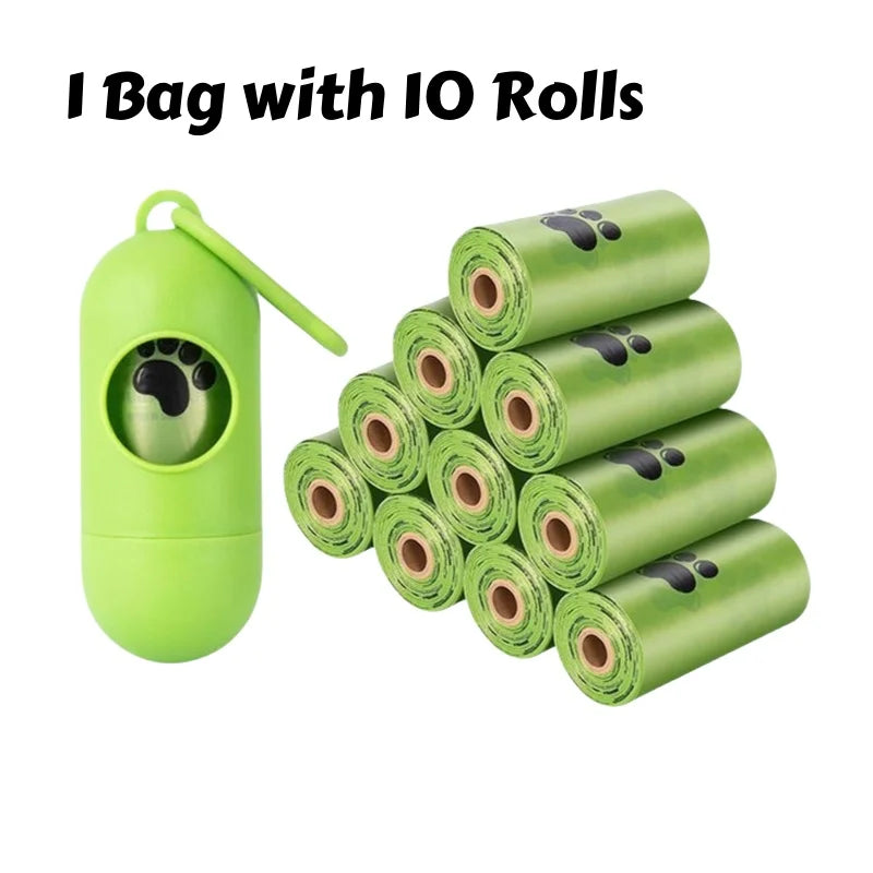Biodegradable Dog Poop Bags — Thickened Waste Bags for Eco-Friendly Cleanup